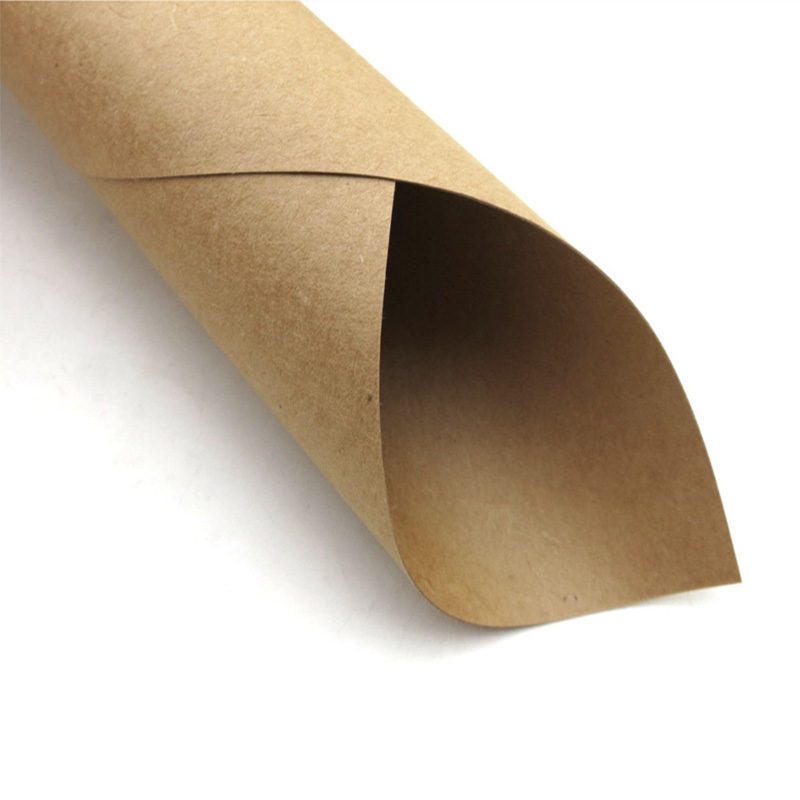 hnedý kraft papier na balenie potravín bambusový kraft papier